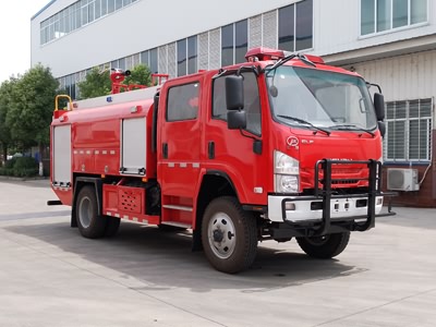 慶鈴五十鈴四驅3.4噸水罐消防車（雙排）